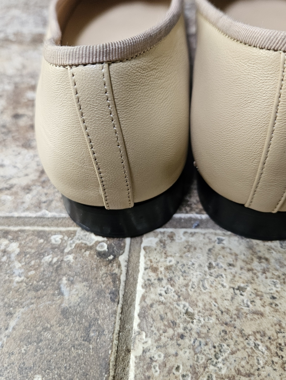 CHANEL Lambskin Cap Toe CC Ballerina Flats - Picture 12 of 15